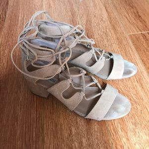 Steve Madden Lace Up Block Heels